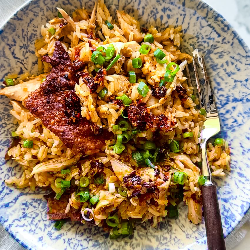 Viral Rotisserie Chicken Rice