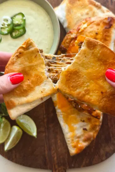 Cheesy Baked Beef Tacos.