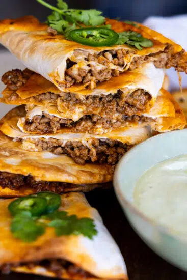 Baked Beef Tacos.