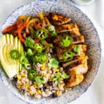 Chicken Fajita Bowls.