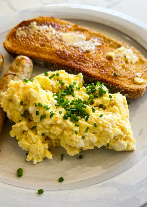 Cottage Cheese Scrambled eggs