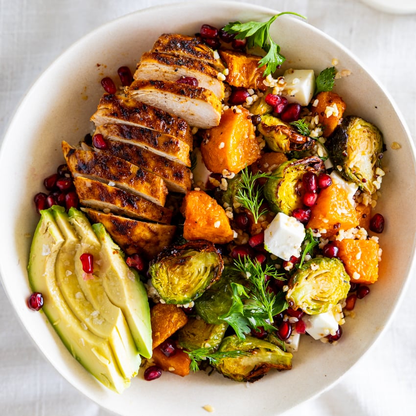 1 chicken recipe, 3 high protein lunches.
