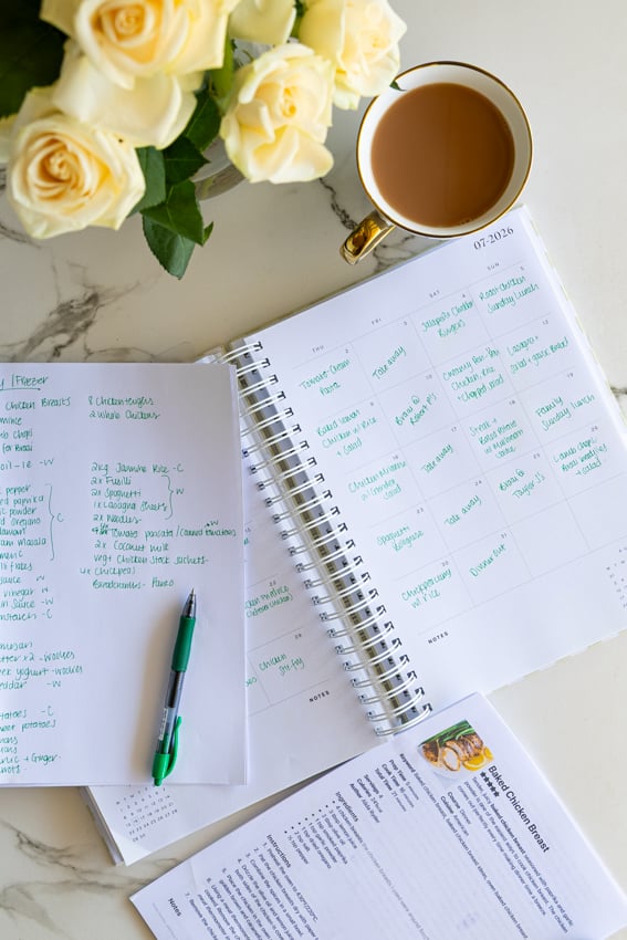 How to meal plan for an entire month.