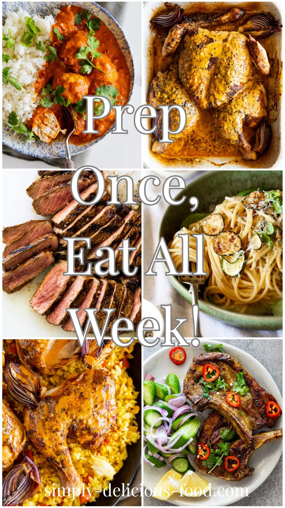 Prep once, eat all week