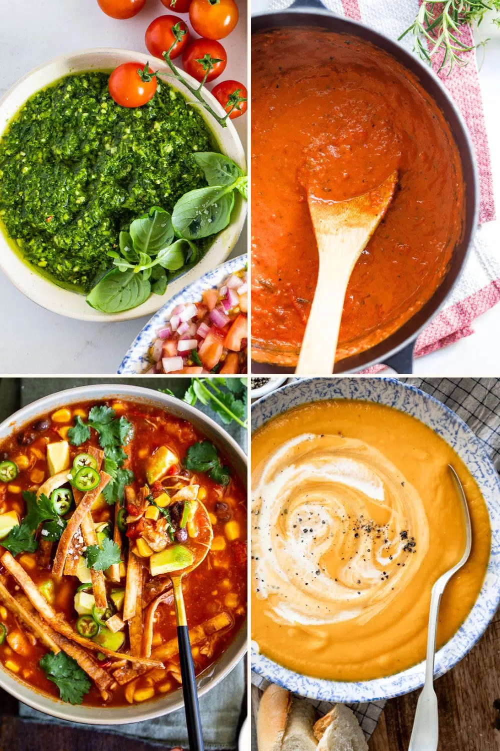 Soups and sauces
