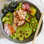 Tuna rice bowl.
