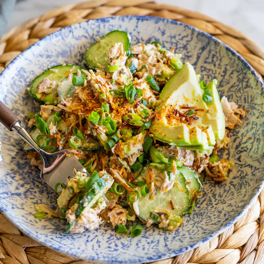 Easy Spicy Tuna Crispy Rice Salad