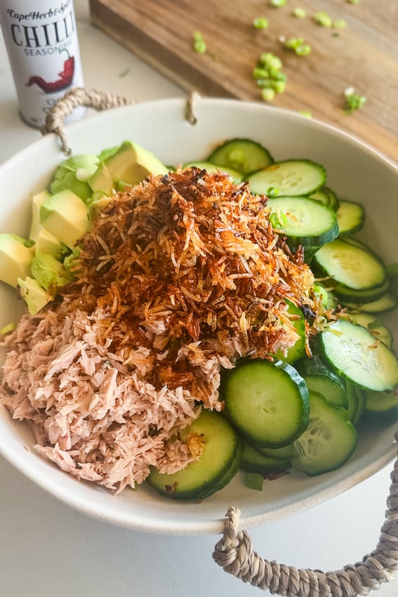 Easy Spicy Tuna Crispy Rice Salad