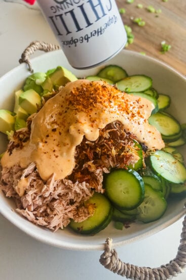 Easy Spicy Tuna Crispy Rice Salad
