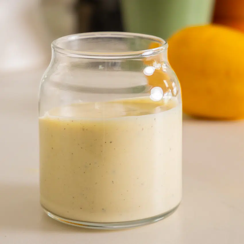 Caesar dressing recipe.